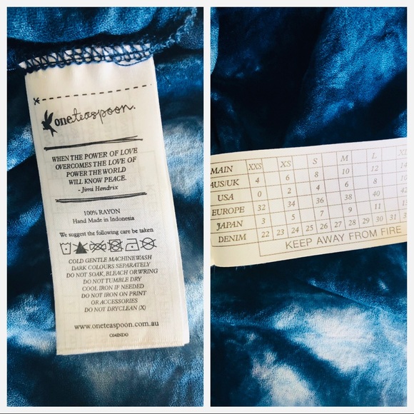 One Teaspoon Tie-Dyed Tunic Dress - Picture 7 of 7